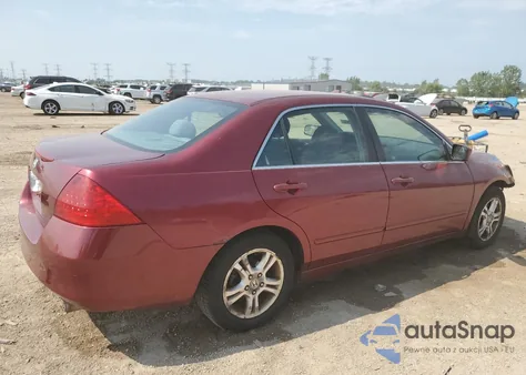 2006 Honda Accord Se z USA, uszkodzony, nr VIN 1HGCM56366A142664